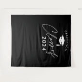 Klasse des einfachen Abschlusses 2024 Wandteppich (Vorderseite (Horizontal))