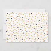 Klasse des eleganten Kalligraphie-Abschluss-Fotos  Einladung (Rückseite)