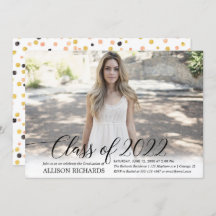 Klasse des eleganten Kalligraphie-Abschluss-Fotos 