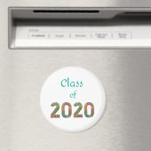 Klasse des farbigen Zahlenmagnet 2020 Magnet (In Situ (Geschirrspüler))