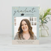 Klasse des Foto-Overlay-Graduate 2024 Ankündigung (Stehend Vorderseite)