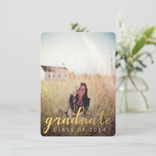 KLASSE DES FOTOS 2024 ABSCHLUSS EINLADUNG (Stehend Vorderseite)