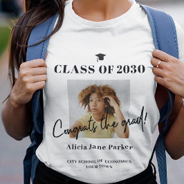 Klasse des Fotos Absolventen Glückwunsch Abitur T-Shirt