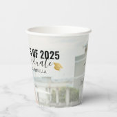 Klasse des Fotos der Graduierungspartei 2025 Pappbecher (Rückseite)