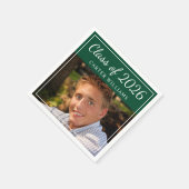 Klasse des Fotos der Grünen Schulungspartei 2025 Serviette (Ecke)