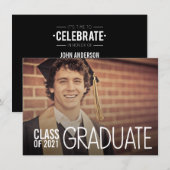 KLASSE DES FOTOS DER SCHULAGSPARTEI 2021 EINLADUNG (Vorne/Hinten)