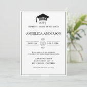 Klasse des Fotos "I done it" 2025 Einladung (Stehend Vorderseite)