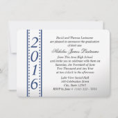 Klasse des Fotos mit Hochschulabschluss 2016 Einladung (Rückseite)