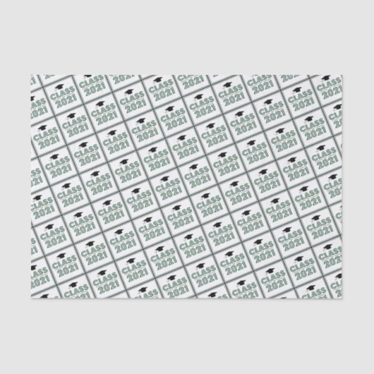 Klasse des Gewebepapiers 2021 für Abschluss (Emera Seidenpapier (Vorderseite)