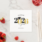 Klasse des Graduate Modern Tyopgraphy Gold 2025 Serviette (Beispiel)
