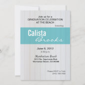 Klasse des Graduation Beach Party Einladung (Rückseite)