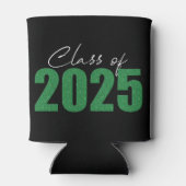 Klasse des grünen Glitzer von 2025 Dosenkühler (Rückseite)