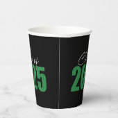 Klasse des grünen Glitzer von 2025 Pappbecher (Rechts)