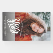 Klasse des handgeschriebenen Foto-Abschlusses 2020 Banner (Horizontal)