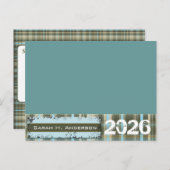 Klasse des Hochrangigen Foto-Dampfpunk-Abschlusses Einladungspostkarte (Vorne/Hinten)