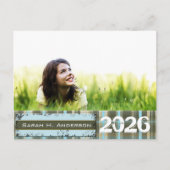 Klasse des Hochrangigen Foto-Dampfpunk-Abschlusses Einladungspostkarte (Vorderseite)