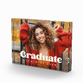 Klasse des Jahres 2024 Schule Moderner Abschluss Fotoblock (Rechts)