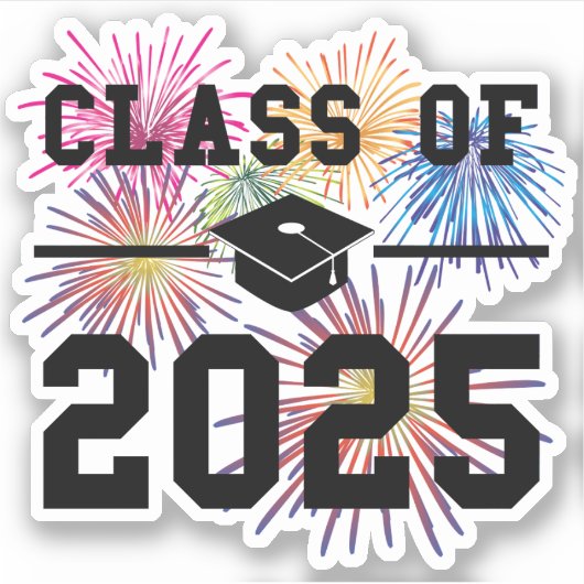Klasse des Jahres 2025 Aufkleber (Vorderseite)