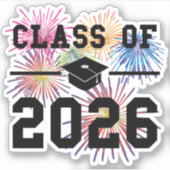 Klasse des Jahres 2026 Aufkleber (Vorderseite)