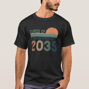 Klasse des Jahres 2035 mit Kinderzimmer Gradua T-Shirt