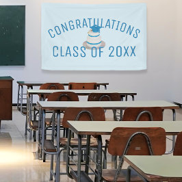 Klasse des Jahres Herzlichen Glückwunsch Abschluss Banner