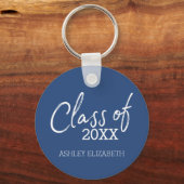 Klasse des Jahres - Modernes Skript - Graduierungs Schlüsselanhänger (Vorderseite)