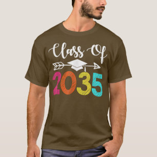 Klasse des Kindergartens 2035 wächst mit meinem Ab T-Shirt