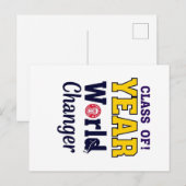 Klasse des künftigen Abschlusses Postkarte (Vorne/Hinten)