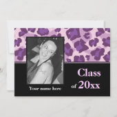 Klasse des Leopard-Fotos 2015 Abschluss Einladung (Vorderseite)