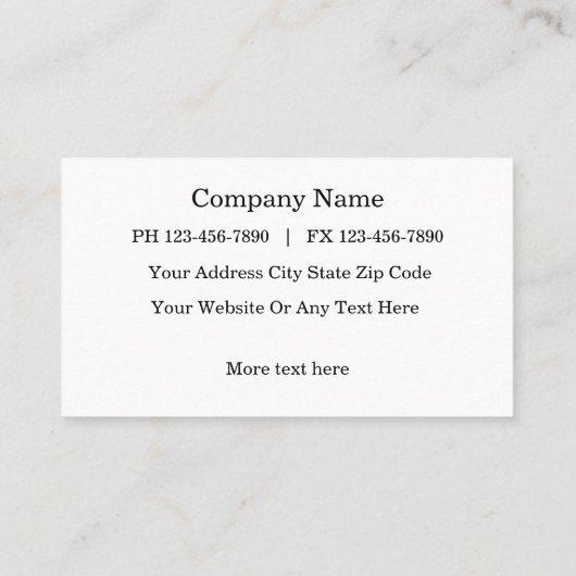 Klasse des medizinischen Transports ohne Notfall Visitenkarte (Rückseite)