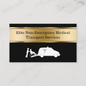 Klasse des medizinischen Transports ohne Notfall Visitenkarte (Vorderseite)