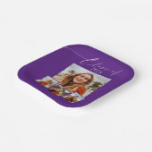 Klasse des Minimalistischen Fotos Grad Party 2025 Pappteller (Gewinkelt)