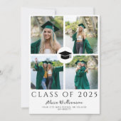 Klasse des modernen 5-Foto-Collage-Abschlusses 202 Ankündigung (Vorderseite)