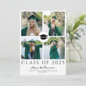 Klasse des modernen 5-Foto-Collage-Abschlusses 202 Ankündigung (Stehend Vorderseite)