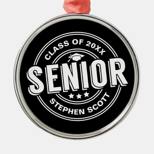 Klasse des Personalisierten Abschlusses eines höhe Ornament Aus Metall (Vorne)