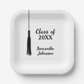 Klasse des Personalisierten Abschlusses Grad Tasse Pappteller (Vorderseite)