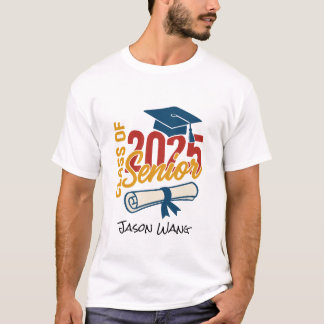 Klasse des Personalisierten Abschlusses mit Abschl T-Shirt