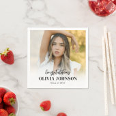 Klasse des Personalisierten Fotos im Studienjahr 2 Serviette (Beispiel)