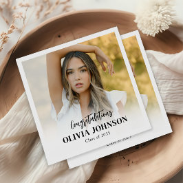 Klasse des Personalisierten Fotos im Studienjahr 2 Serviette