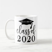 Klasse des Personalisierten Keepsake-Tests 2020 Kaffeetasse (Links)