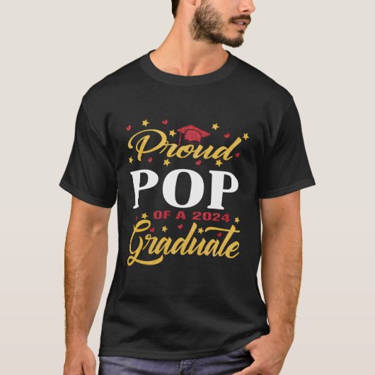 Klasse des Pops 2024 Hochschulabsolventen 24 Abitu T-Shirt (Vorderseite)