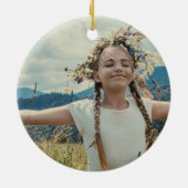 Klasse des Rainbow Custom Foto Abschlusses 2025 Keramik Ornament (Hinten)