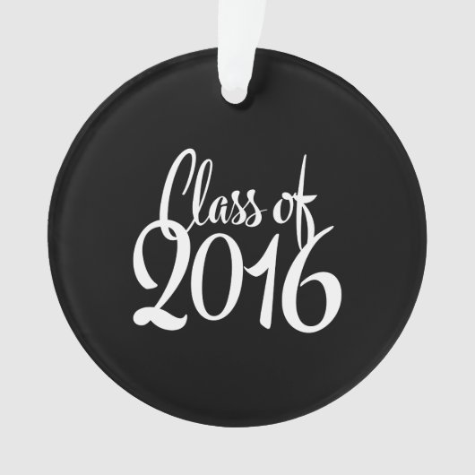 Klasse des Retro Abschlusses der Typografie-2016 Ornament (Vorderseite)