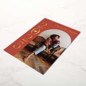 Klasse des Roten Abschlusses 2025 Folieneinladung (Gedreht)