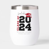 Klasse des roten und schwarzen Abschlusses 2024 (Rückseite)