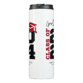 Klasse des roten und schwarzen Abschlusses 2024 Thermosbecher (Rückseite)