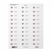 Klasse des Rücksendeadressenlabels 2011 (Vorne)