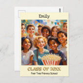 Klasse des Schulabbrechers Postkarte (Vorne/Hinten)