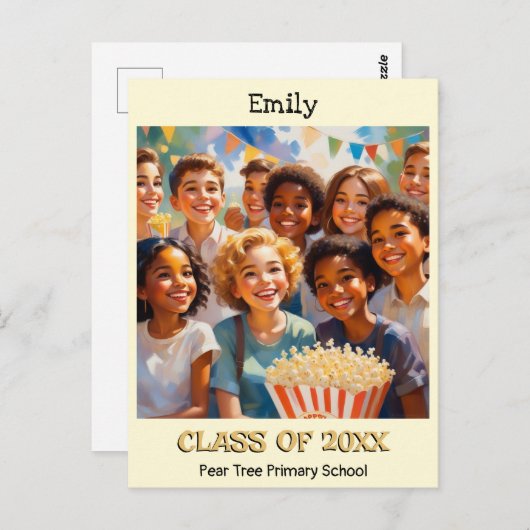 Klasse des Schulabbrechers Postkarte (Vorne/Hinten)