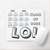 Klasse des Schuljahres 2026 von Janz White Mousepad (Mit Mouse)